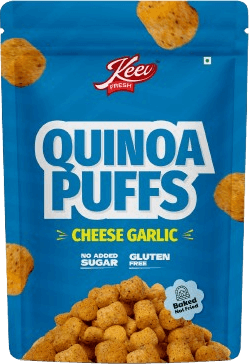 Cheese Garlic - Quinoa Puff