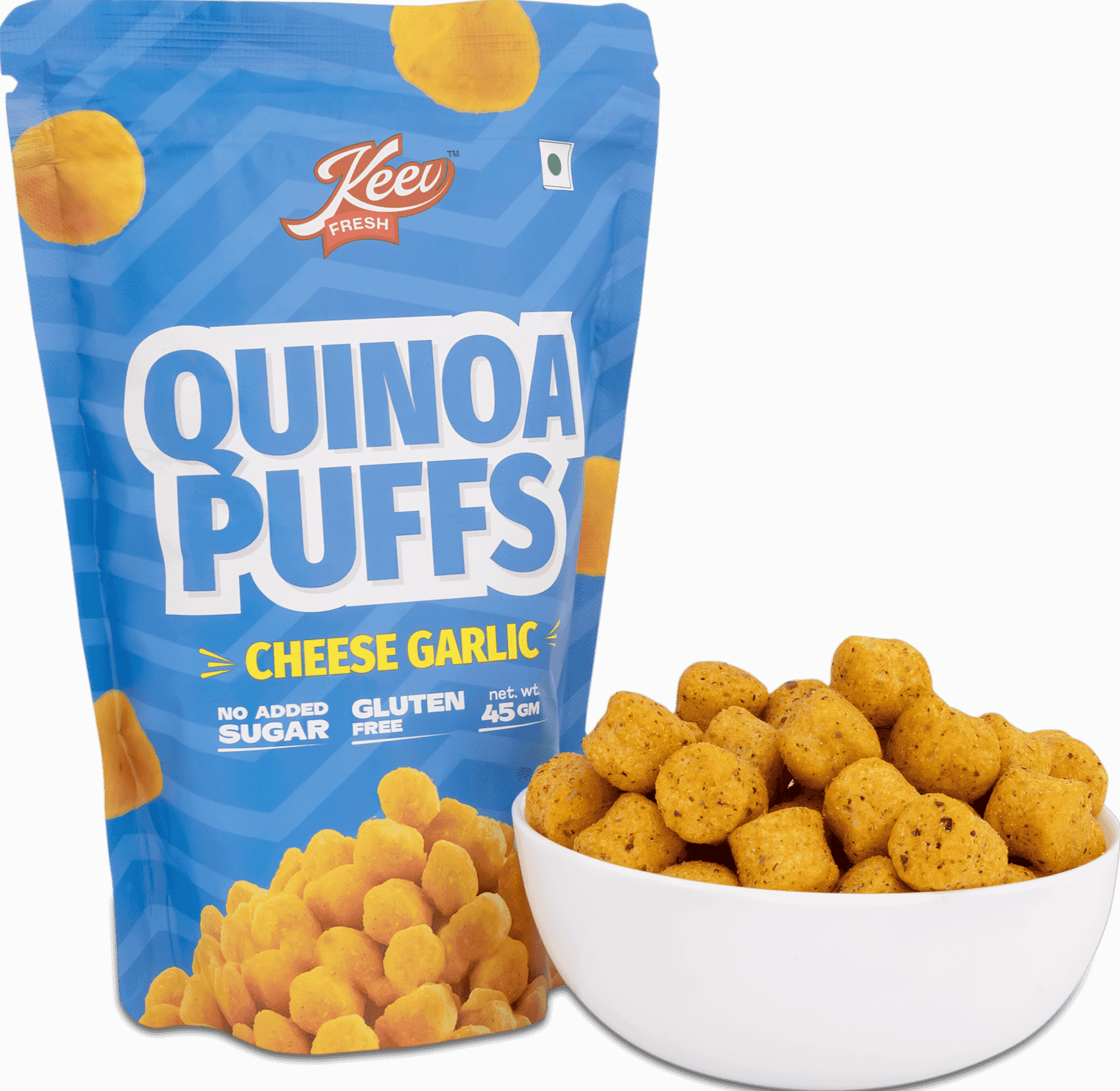 Cheese Garlic - Quinoa Puff